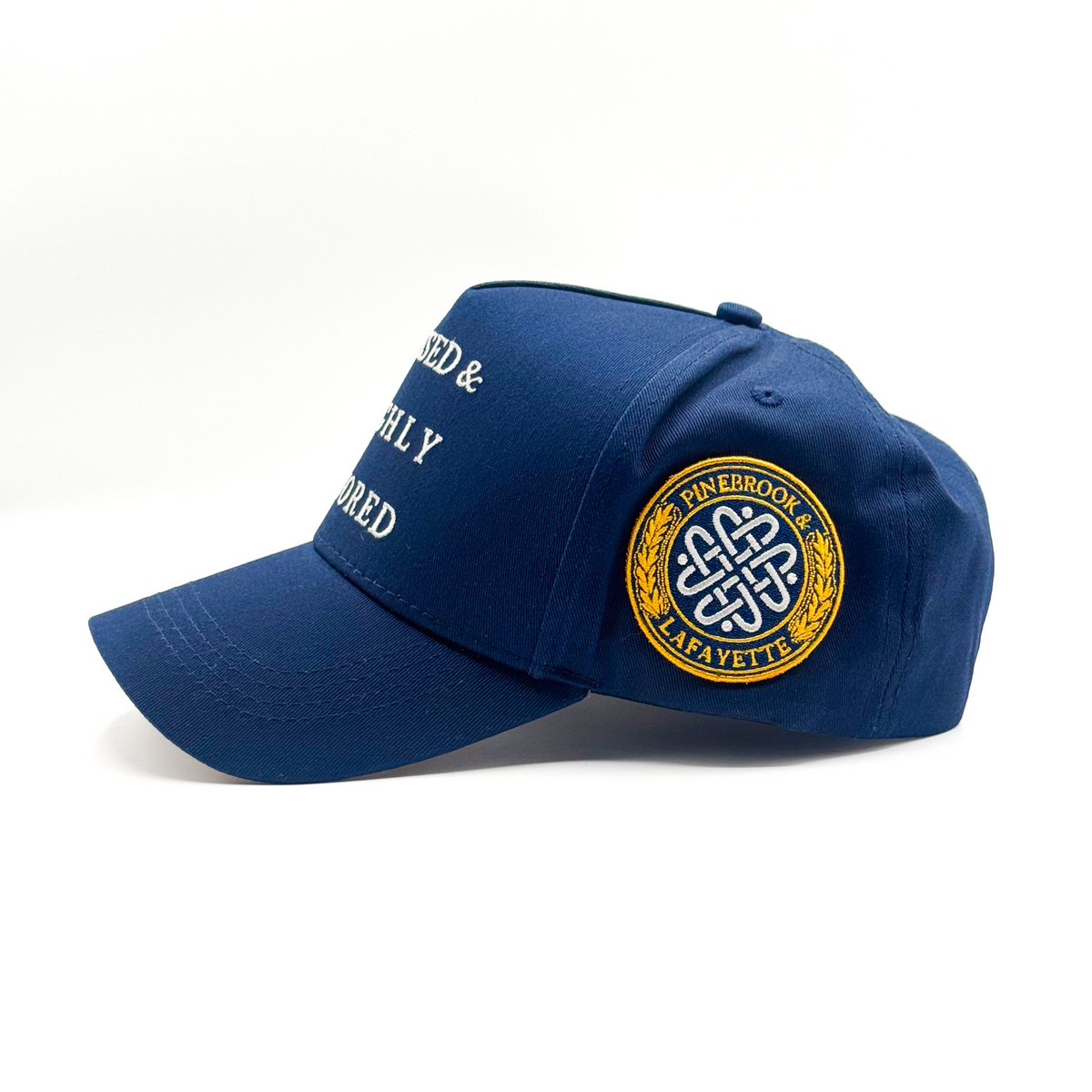 Blessed & Highly Favored Snapback -  Navy