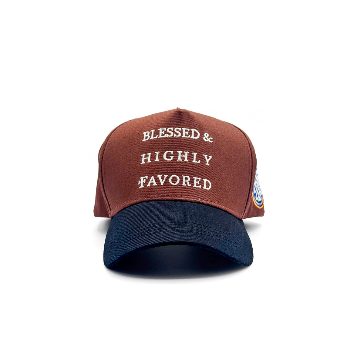 Blessed &amp; Highly Favored Snapback - Brow and Black