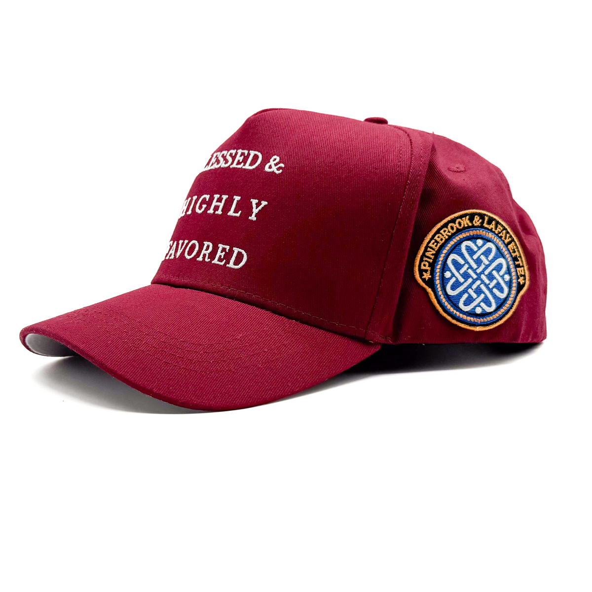 Blessed &amp; Highly Favored Snapback - Burgundy