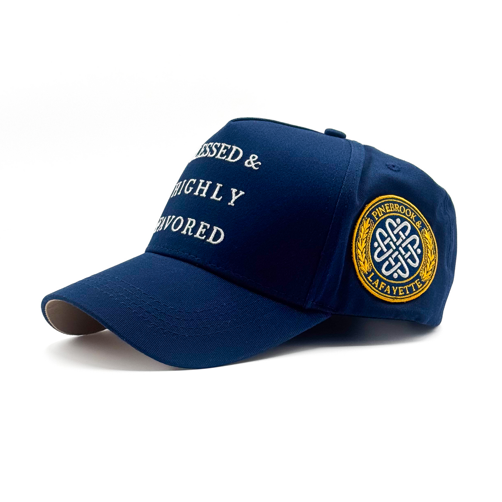 Blessed & Highly Favored Snapback -  Navy