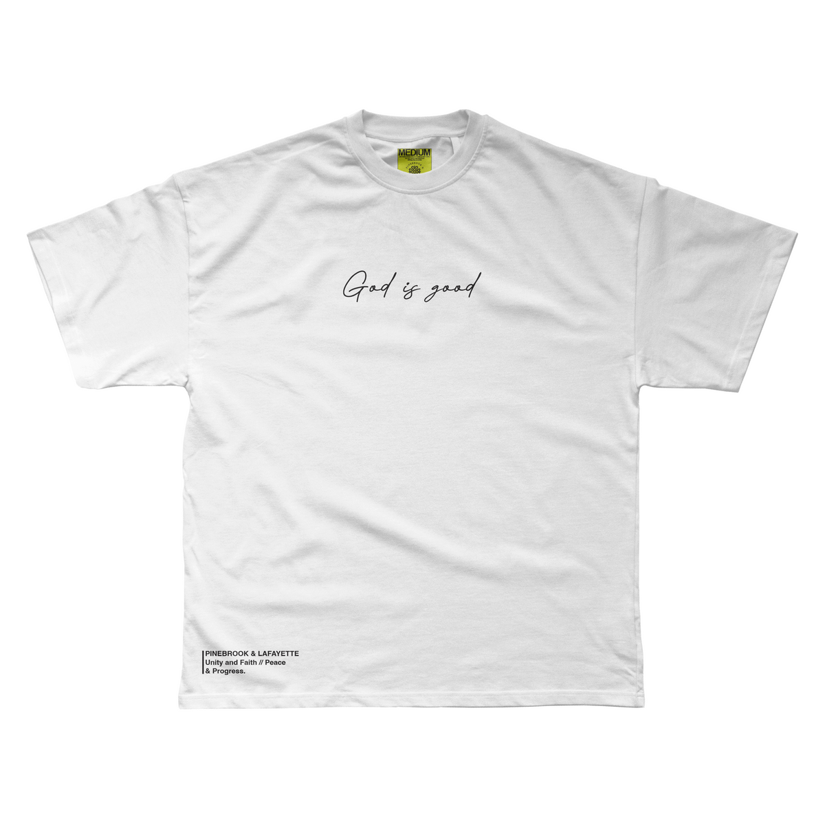 GOD IS GOOD TEE (WHITE)