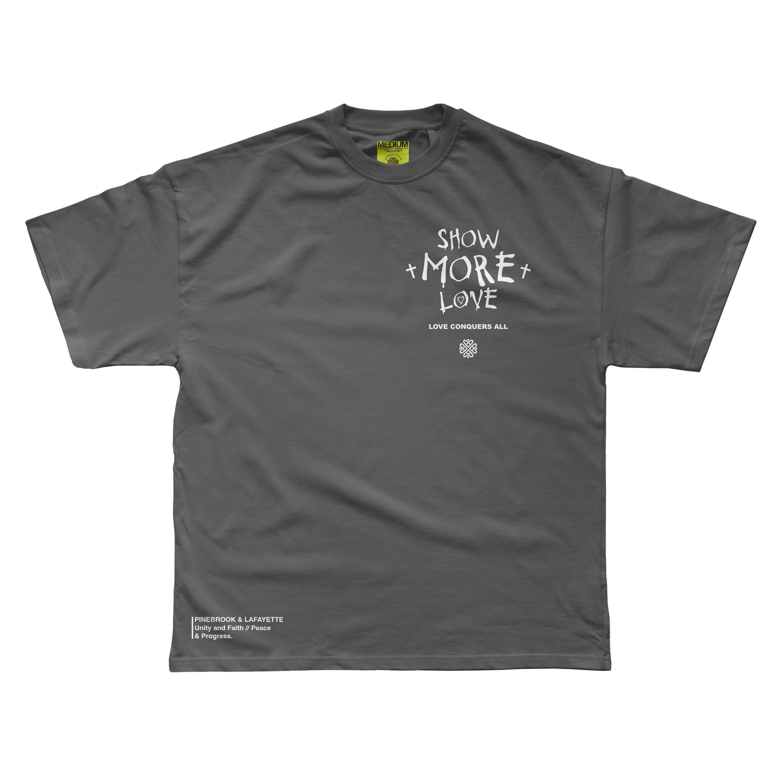 SHOW MORE LOVE! (VINTAGE TEE - GREY)