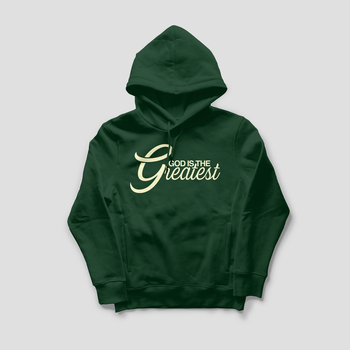GOD IS THE GREATEST HOODIE (FOREST)