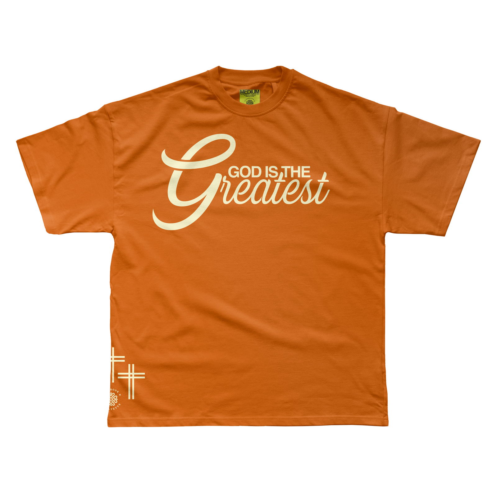 GOD IS THE GREATEST TEE (RUST)