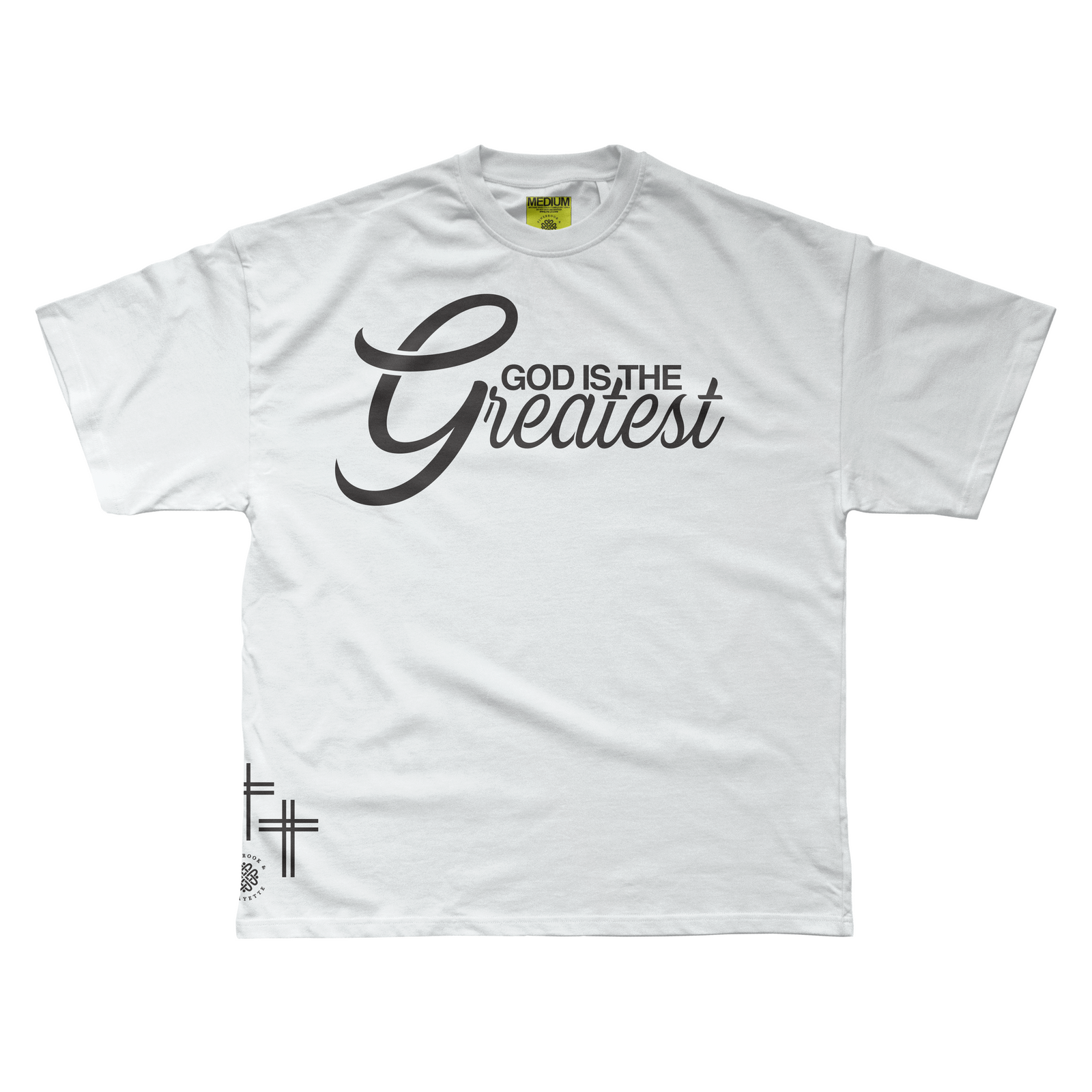 GOD IS THE GREATEST TEE (WHITE)
