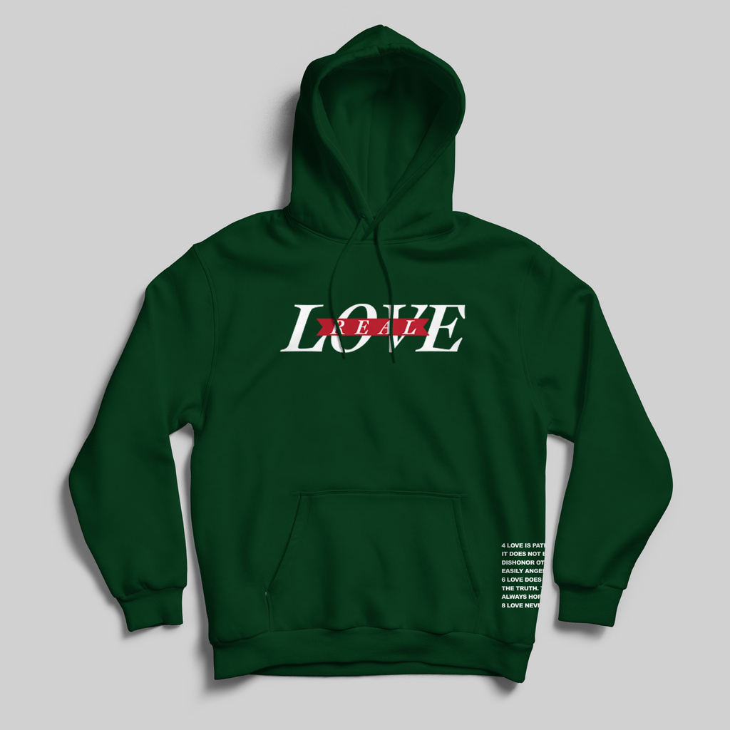 REAL LOVE HOODIE (FOREST)