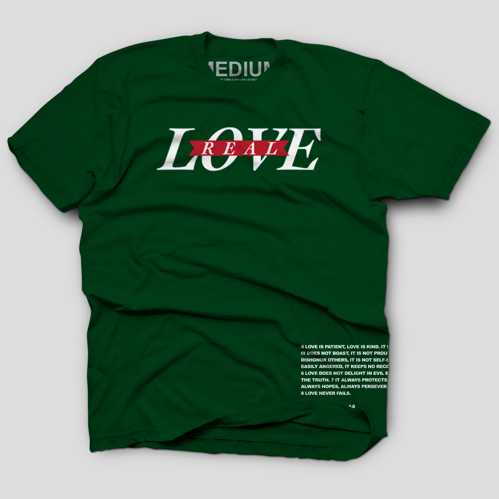 REAL LOVE TEE (FOREST)